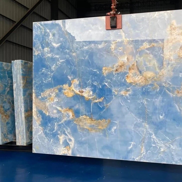 Blue Ice Jade Stone Slab