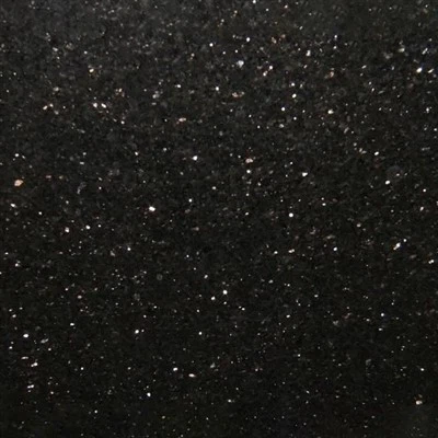Piedra de granito de galaxia negra